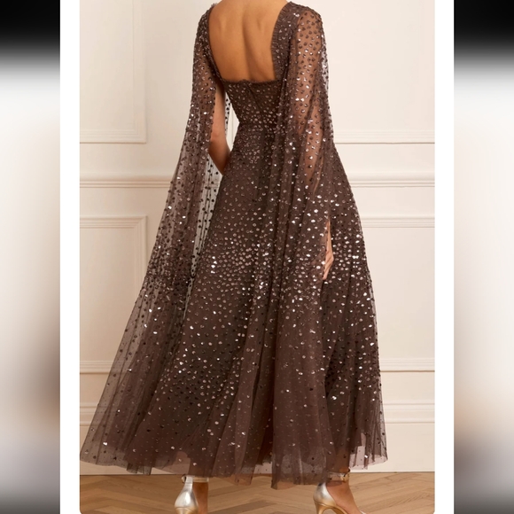 BHLDN Needle & Thread Dress Gown fits size US 4 $1,120 - Picture 1 of 12